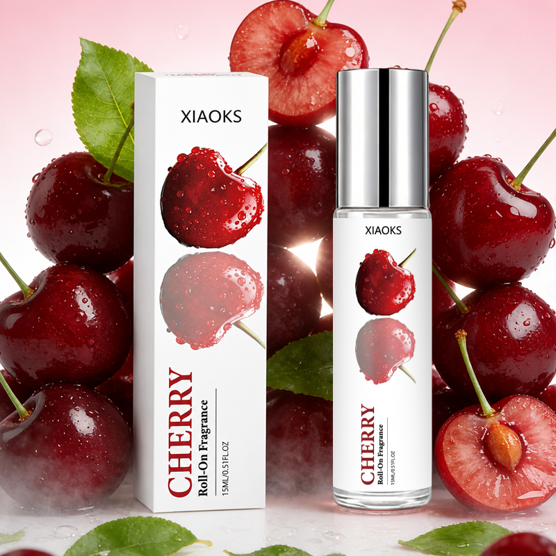 Fragrance World Perfume - Damen-Parfüm mit Kirschduft, Roll-On-Form, mit einem