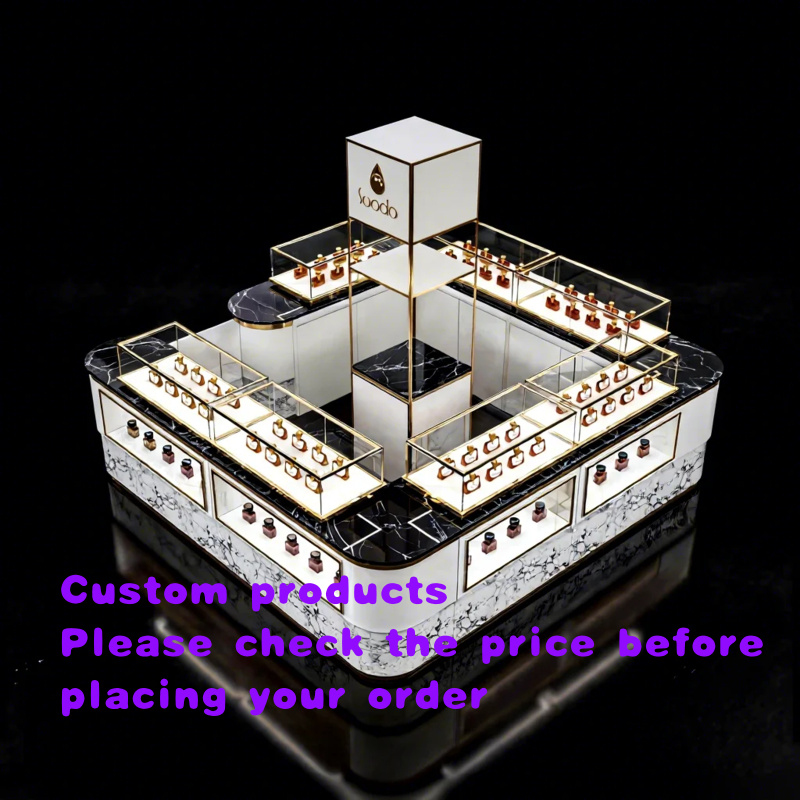 Perfume In Fragrance Shop - Maßgefertigter Luxus-Parfümstand mit Drehvitrine, Premium-LED-Beleuchtung und