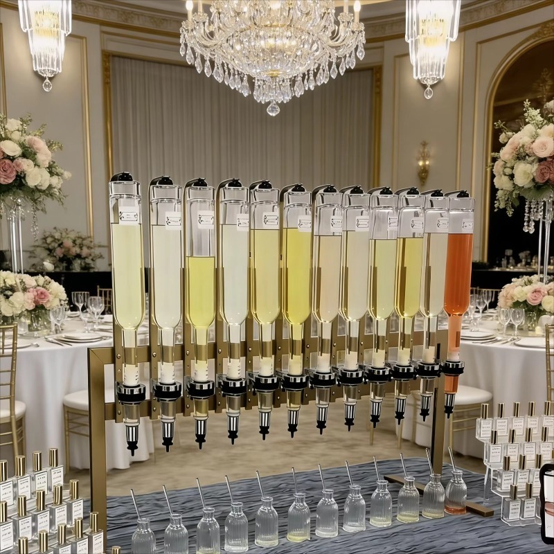 Perfume Fragrance Bar - Luxuriöser goldener Parfüm-Spender für den Schreibtisch