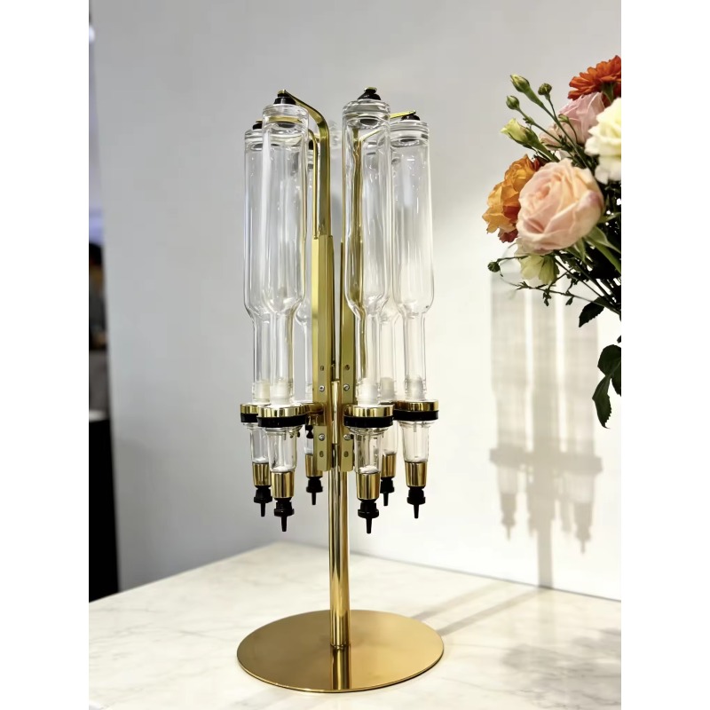 Goldener 6-Flaschen-Drehbarer  – Perfume Fragrance Bar Bewertung und Preis