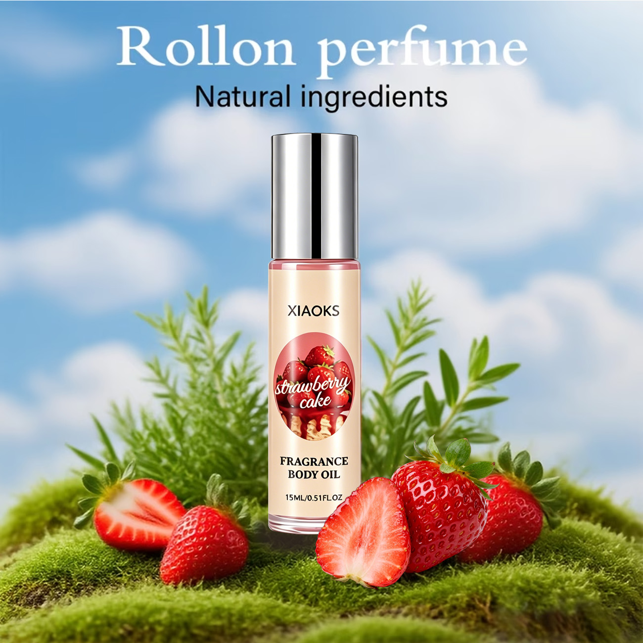 1 Flasche Erdbeer-Kuchen Roll- – Fragrance World Perfume Bewertung und Preis